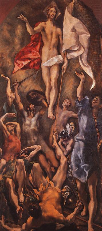 Resurrection, El Greco